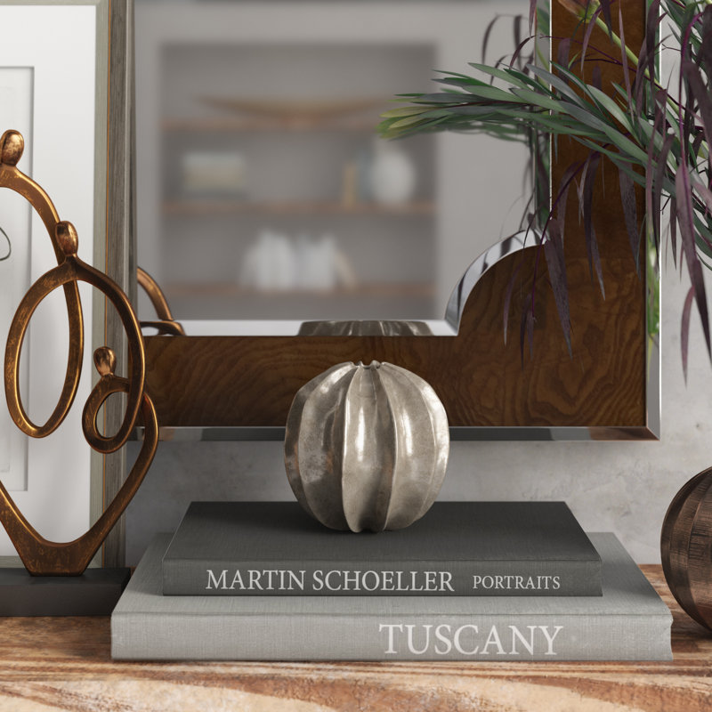 Handmade Ceramic Table Vase, Gold