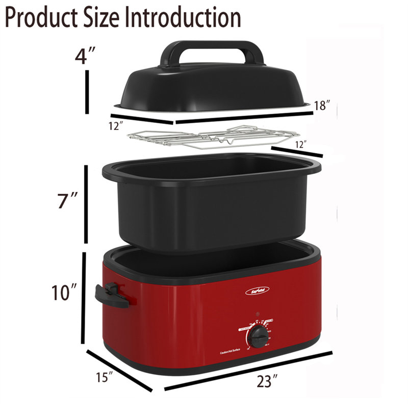 TONWIN Non-Stick Stainless Steel Roasting Pan