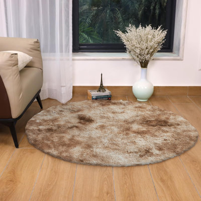 Alinde Standard Shag 120cm X 120cm Area Rug
