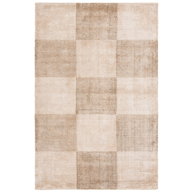 Tapis ivoire / gris Balfor, Rectangle 4 pi x 6 pi