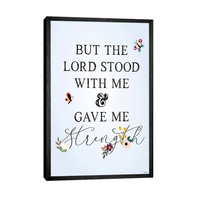 Lord Stood by Gigi Louise - Print on Canvas, 66.04cm H x 45.72cm W x 3.81cm D, Black Framed