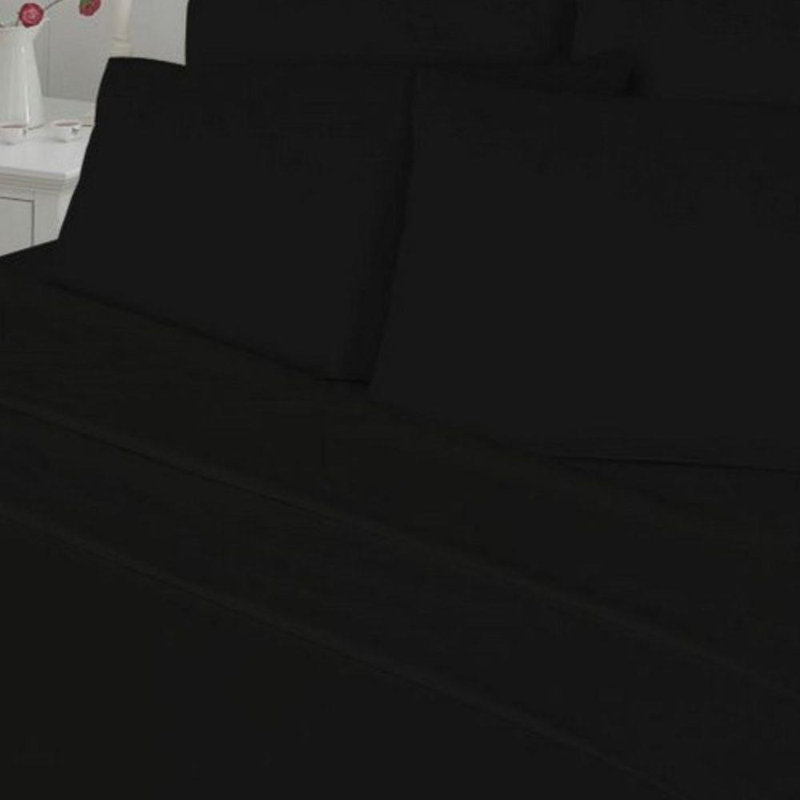 Prempal Cotton Blend Solid Colour Duvet Cover with Pillowcases
