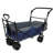 With Push Handle, 480Lbs Collapsible Wagon with Canopy, Wagon cart with 7" All-Terrain Wheels, Lightweight Foldable Wagon, Large Capacity for Camping, Shopping, Sports, and Garden Use, dark blue-136129479