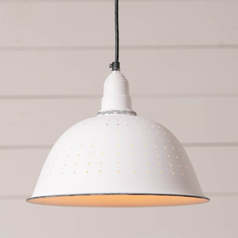 Luminaire suspendu en forme de dôme à 1 lumière Dollins
