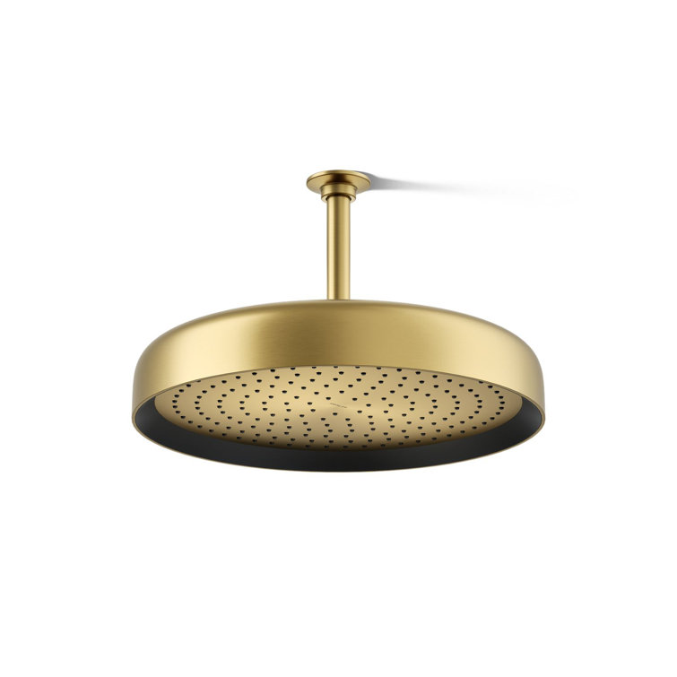 Statement 14" Single-Function Wall or Ceiling-Mount Round Rainhead, Round Rain Showerhead 2.5 GPM