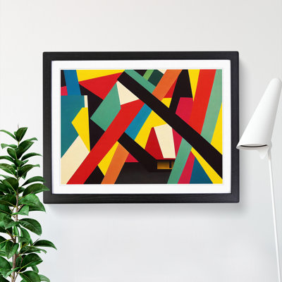 XH1022-8696X Suprematism Modern Art Vol.7 Abstract - Single Picture Frame Print