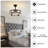 19.7" Dimmable Glass Bladeless Ceiling Fan With Remote Control And Light Kit