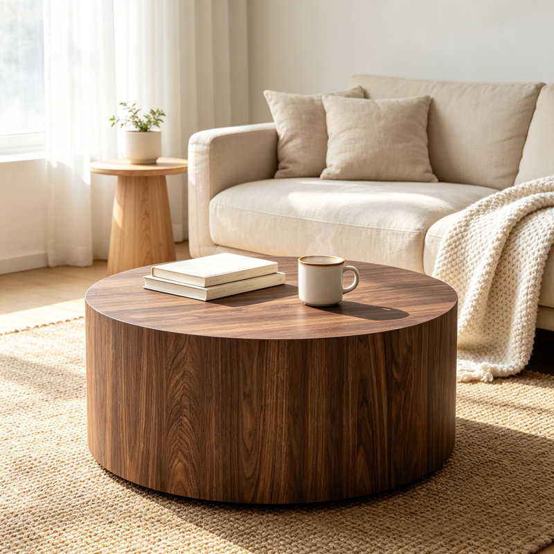 Table basse Modern, Noyer