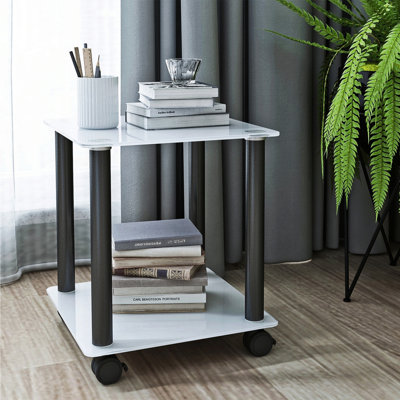 Table d'appoint en verre