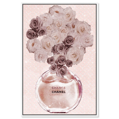 Art romantique sur toile, "Romantic Perfume Roses" par Art Remedy