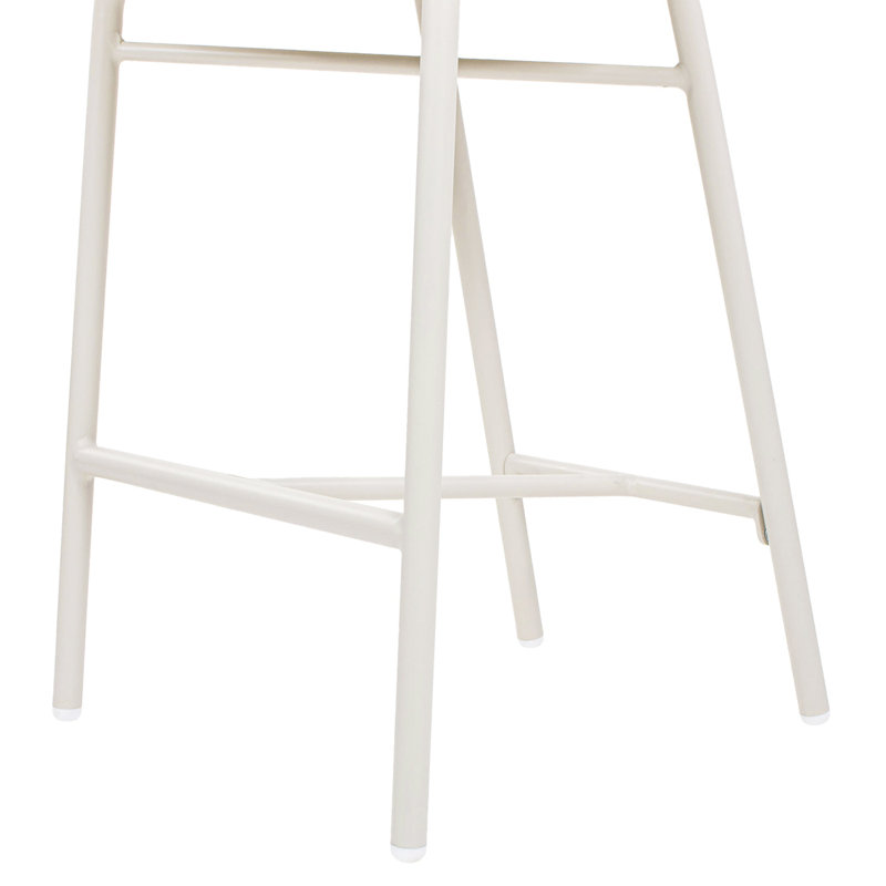  Tabouret de bar d'extérieur en aluminium 28 po