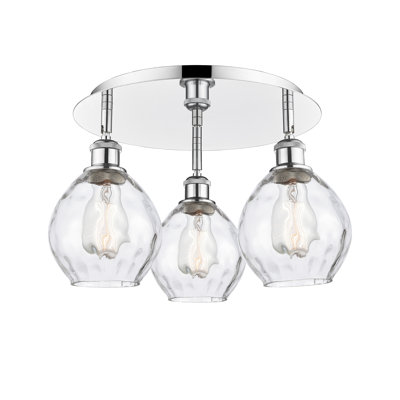 Beren Glass Flush Mount
