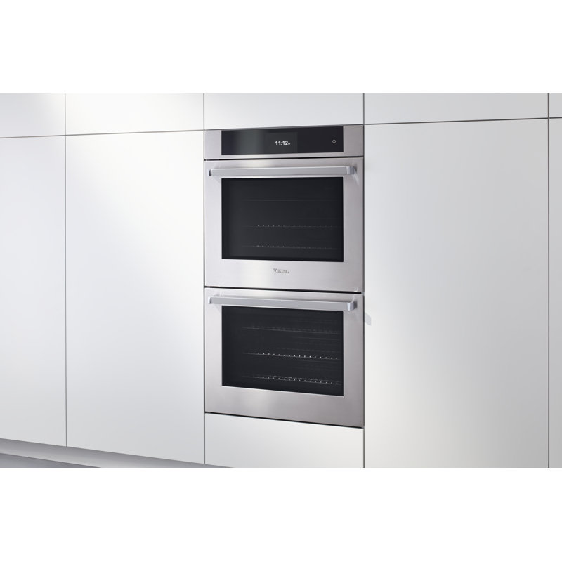 30"W. Double Electric Convection Oven, Stainless Steel