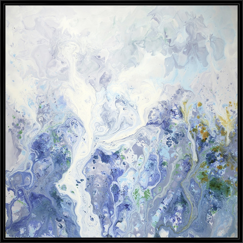 « motion »-« floater », reproduction d’art sur toile, Noir