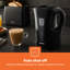 GEEPAS Electric Kettle | 1.7L Cordless Fast Boil Jug Kettle for Hot Water Tea or Coffee | Boil Dry Protection & Auto Shut Off | Illuminated Switch, Cord Storage | 1 Year Warranty, 2200W-124066164