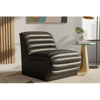Fauteuil d'appoint en cuir Vega