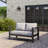 Aluminum Loveseat With Cushion-106035403-106035404