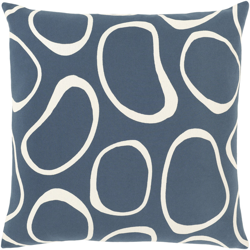 Lachen Cotton Throw Pillow, No Fill, Down, 22"H x 22"W x 5"D