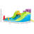 Riptide Triple Fun Inflatable PVC Water Park With 3 Slides & Obstacle Course