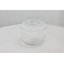 Perry Glass Short Round Ribbed Vase-978826389