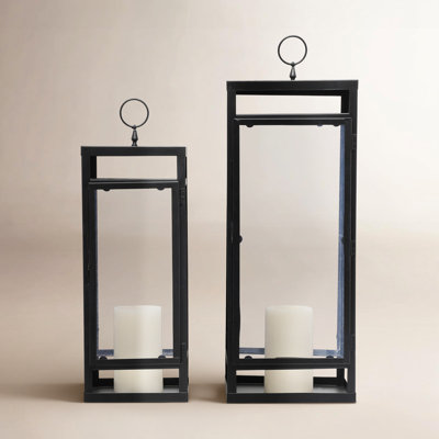 Xander 2-Piece Aluminum Pillar Set