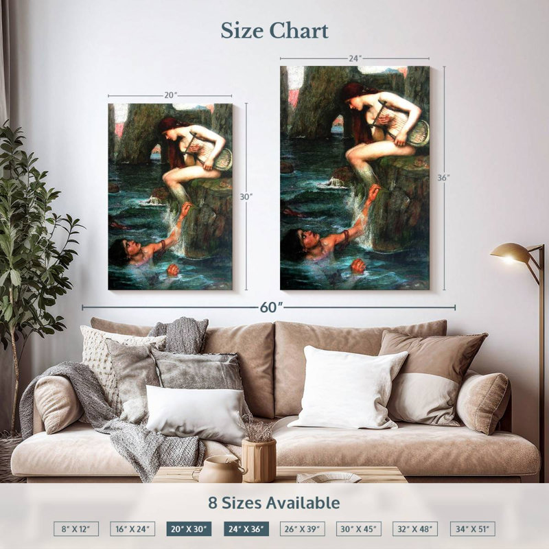 Kelan The Siren, 36" H x 24" W