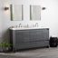 Meuble-lavabo double 60,5 po avec plateau en marbre de culture 60,5 po-2053789983