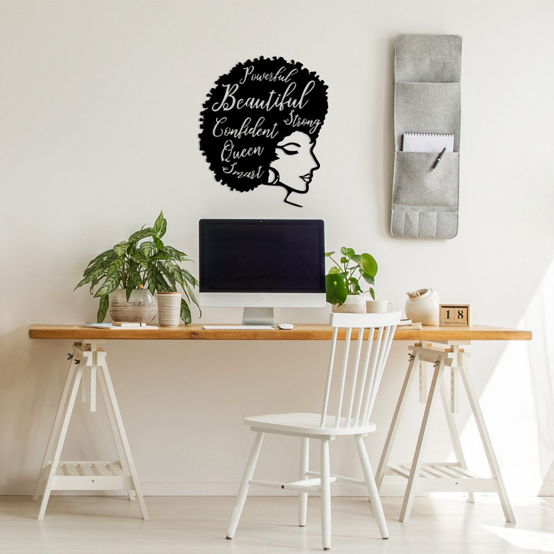 Elegant Decorative Metal Wall Accessory, Black Finish, 23.6 x 27.6 inches | 100% Metal, Thickness: 0.06 inches | Perfect for Home Décor, Easy to Hang, Durable and Stylish Accent for Any Room