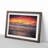 Spanish Beach at Sunset in Abstract - Picture Frame Graphic Art Print-55726679-55726677