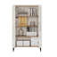 Bibliothèque en verre trempé 32 "Abbey (4 tablettes)-475941482