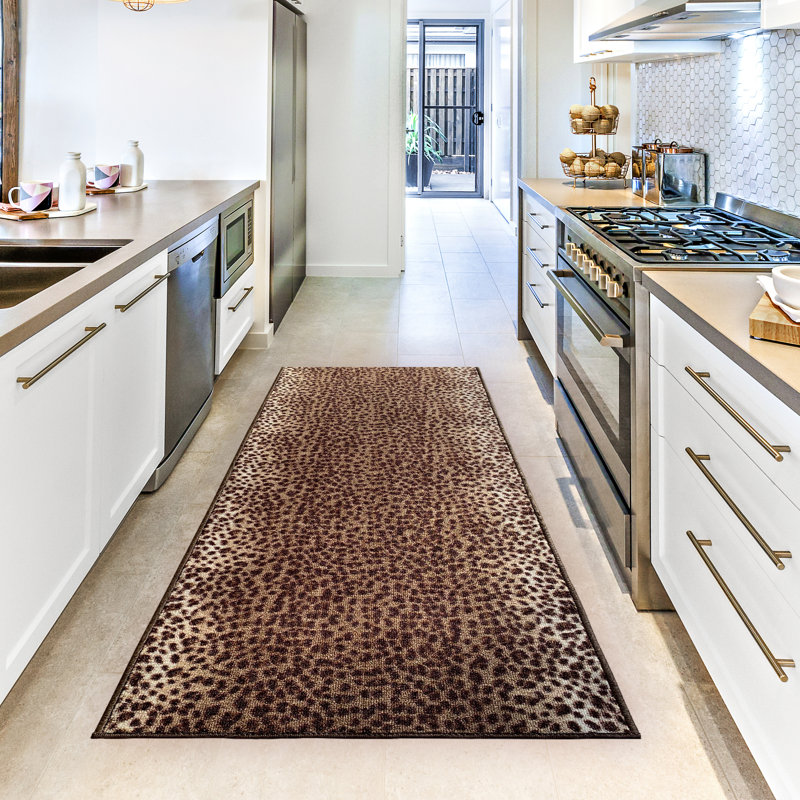 Estela Performance Animal Print Indoor Rug, Rectangle 2'2" x 4'