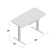Kaylan RISE 2 Series 48" x 24" Electric Sit-Stand Desk w/ Dual Motors and Drawer