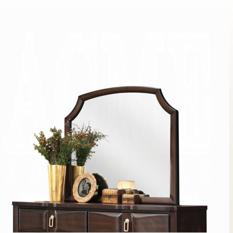 Miroir Finesse avec finition espresso