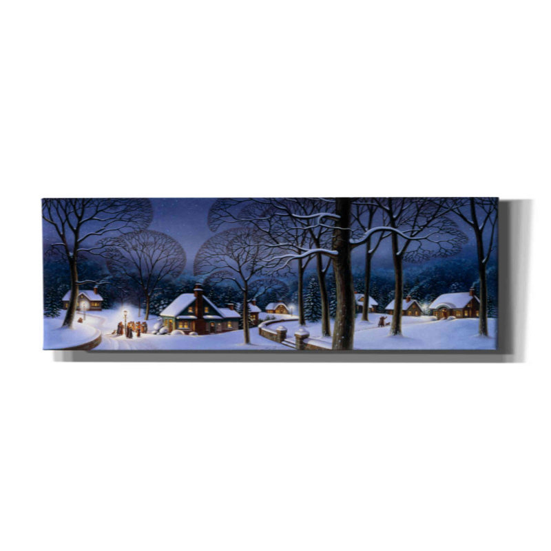 Sur toile, H 20 po x l 60 po x P 1,5 po