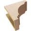 Bois de cèdre brut Pescadero, Corbeau Thane, brun clair apprêté-88290458