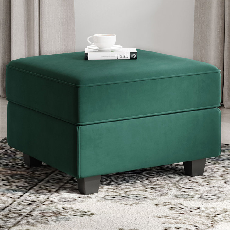 26.4'' Wide Upholstered Storage Ottoman Footstool Module Part for Sectional Sofa