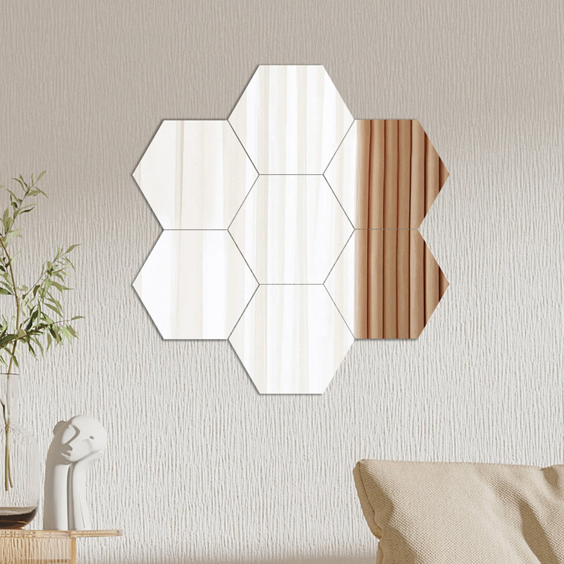 Thijmen 4.6cm W x 4.6cm L Acrylic Peel and Stick Field Tile