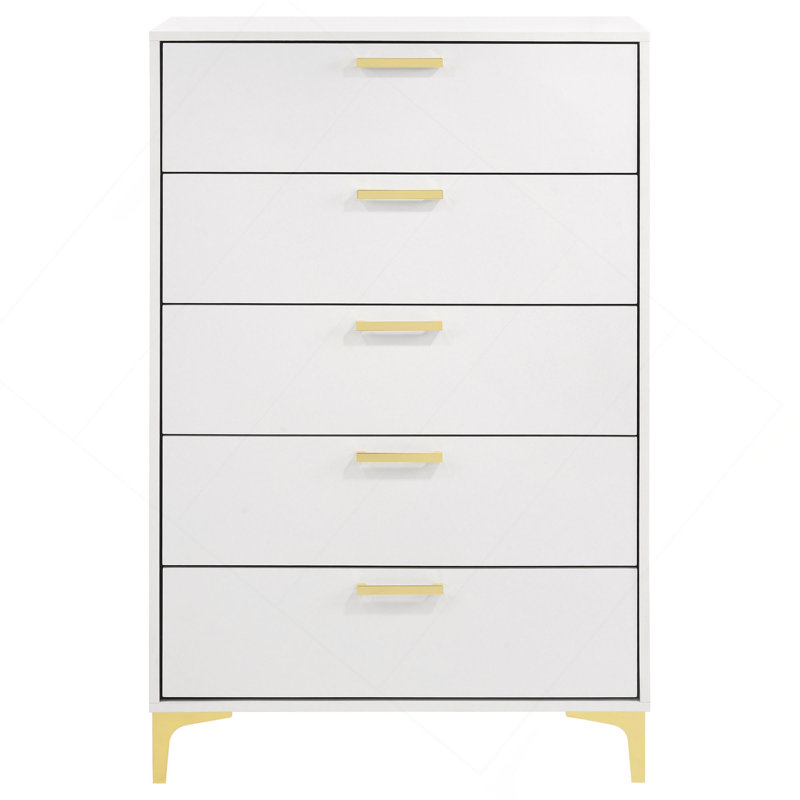 Commode rectangulaire à 5 tiroirs