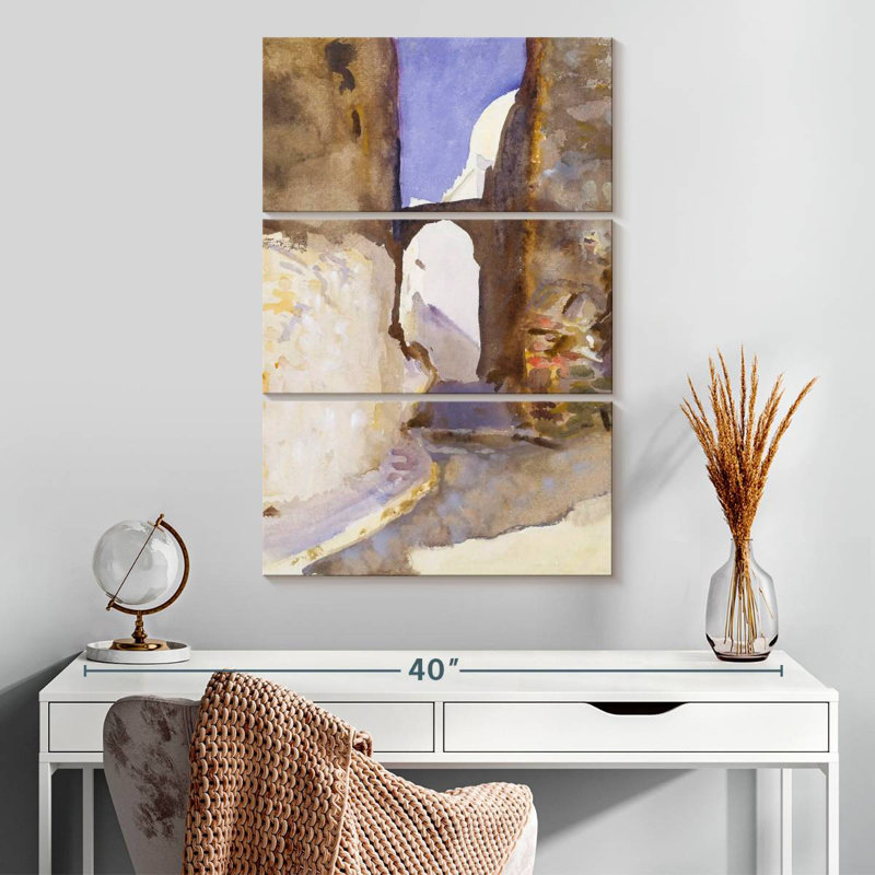 Street Tangier 1895, 32" H x 20" W