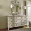 Commode 9 tiroirs avec miroir Oyster Bay