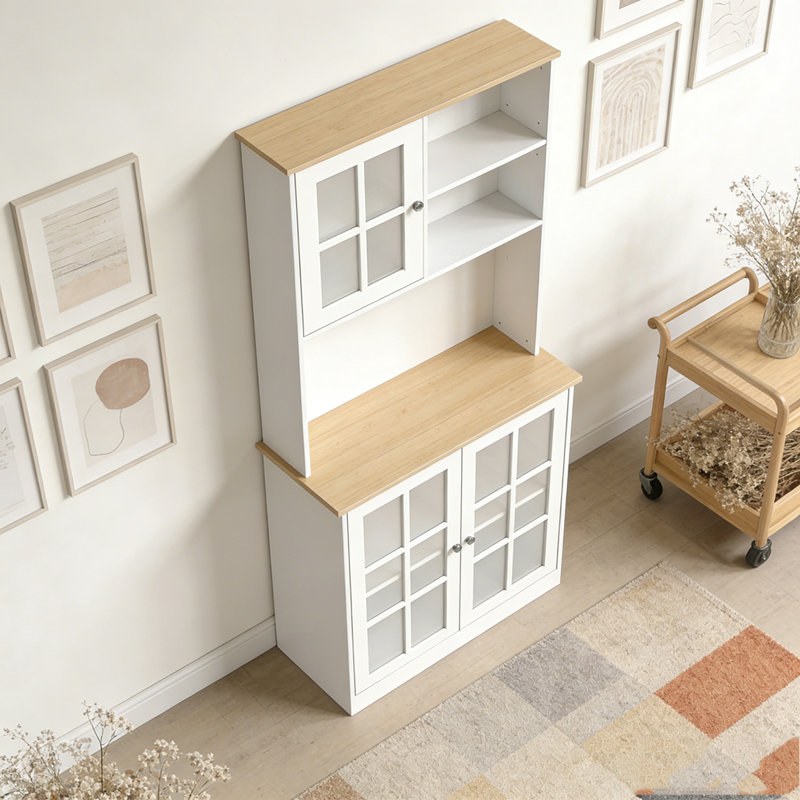 Large Countertop Kitchen Pantry Cabinet