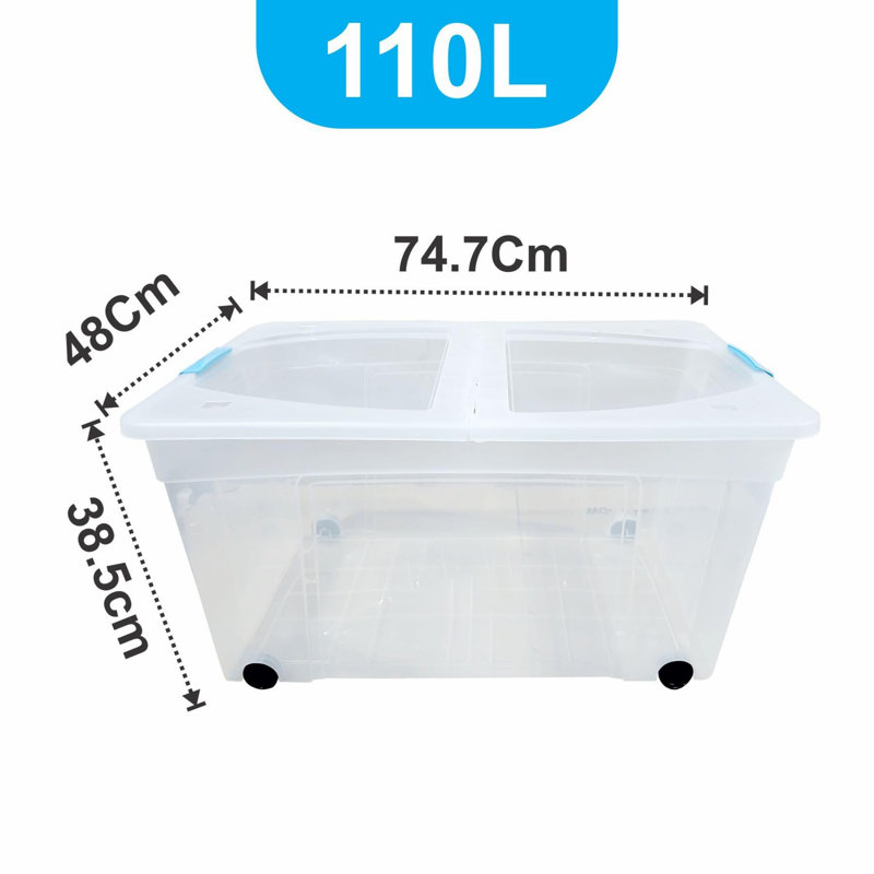 Ivy Bronx Plastic File Box Set