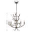 Laska 5-Light Chandelier in Enchanted Bronze by Breegan Jane