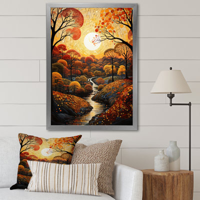 Chenell Countryside Autumnal Canopy Patchwork II - reproduction sur toile
