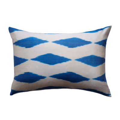 Kurt Geometric Feather Reversible Throw Pillow
