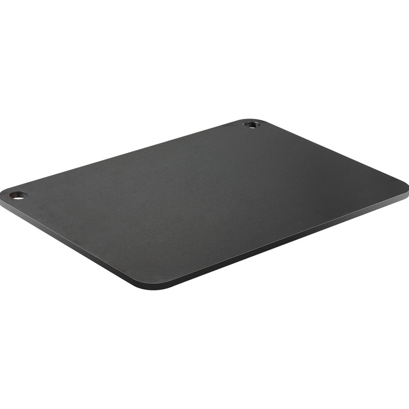 Pierre à cuisson en acier au carbone de 3/8 po d'épaisseur, 20 po x 14 po, pré-assaisonnée, haute conductivité, robuste, trou pour le pouce pour une plaque de transport rapide et facile, surface lisse, four idéal