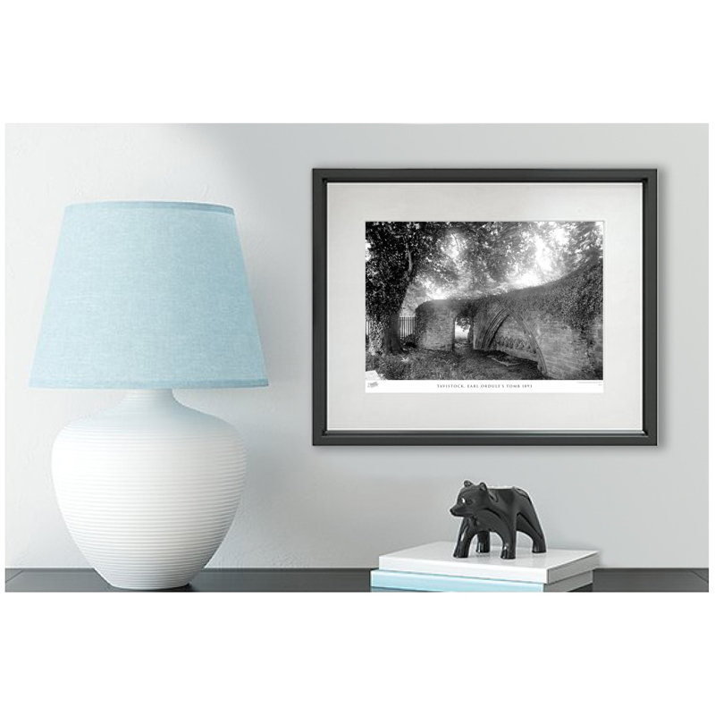 Tavistock, Earl Ordulf's Tomb 1893 by Francis Frith - Single Picture Frame Print, 45cm H x 60cm W x 2.3cm D