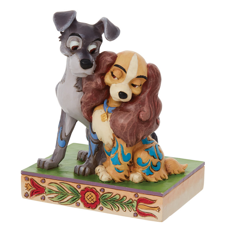 Lady and the Tramp Resin Figurine with Intricate Details