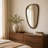 Solid Wood Asymmetrical Accent Mirror-1112668645-1112668575