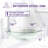 ANZZI Cadenza 16.5'' White Tempered Glass Circular Bathroom Sink